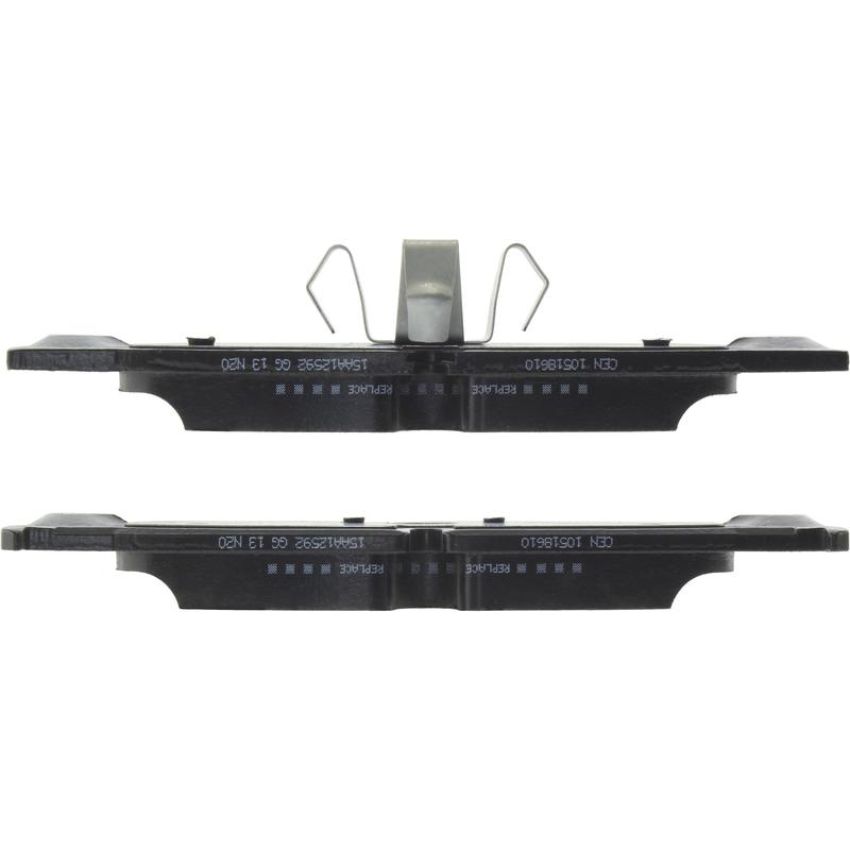 CENTRIC PARTS 105.18610 Posi Quiet Ceramic Brake Pads with Shims