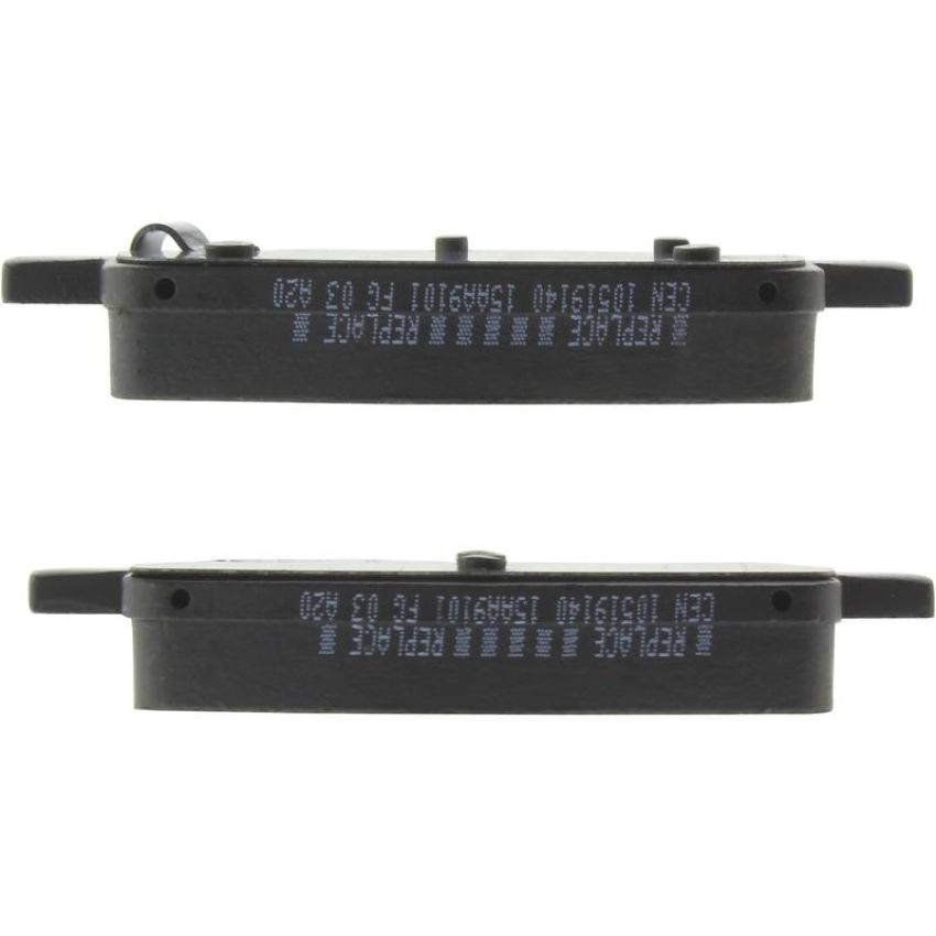 CENTRIC PARTS 105.19140 Posi Quiet Ceramic Brake Pads with Shims
