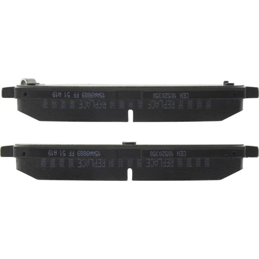 CENTRIC PARTS 105.20350 Posi Quiet Ceramic Brake Pads with Shims and Hardware