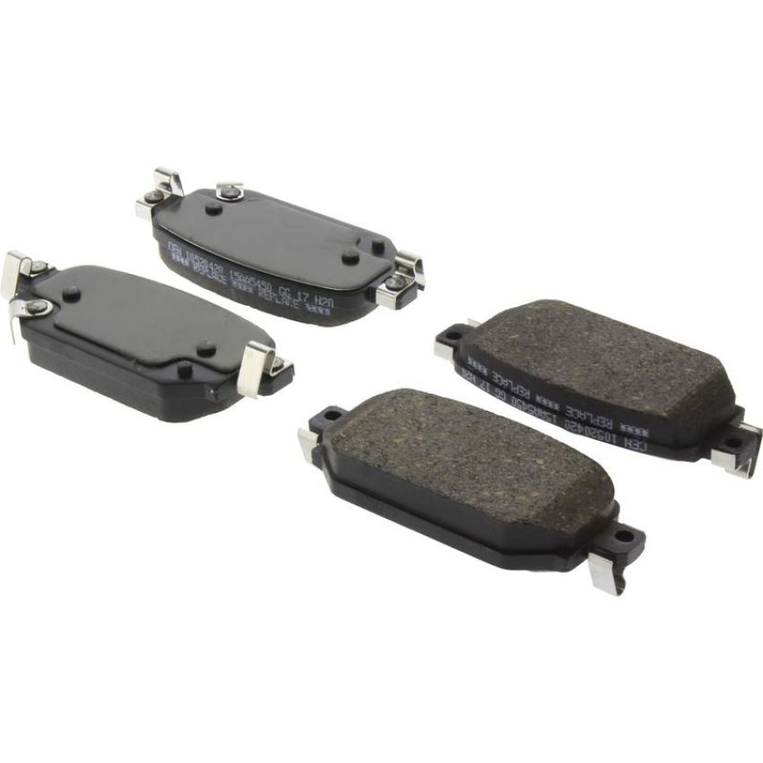 CENTRIC PARTS 105.20420 Posi Quiet Ceramic Brake Pads with Shims