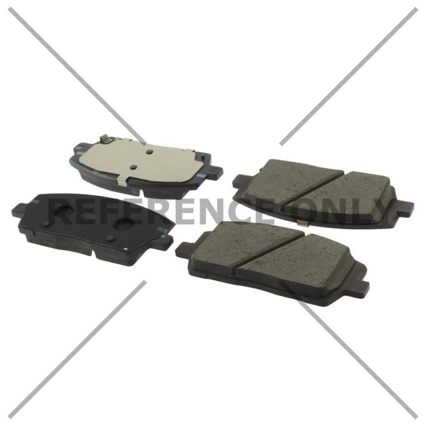 CENTRIC PARTS 105.22150 Posi Quiet Ceramic Brake Pads with Shims