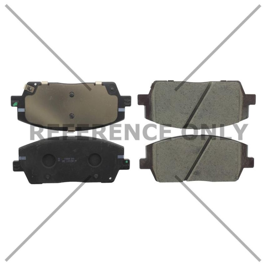CENTRIC PARTS 105.22150 Posi Quiet Ceramic Brake Pads with Shims