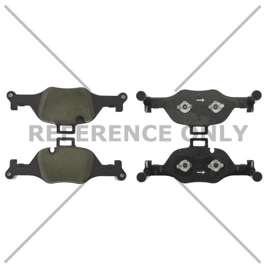 CENTRIC PARTS 105.60070 Posi Quiet Ceramic Brake Pads with Shims