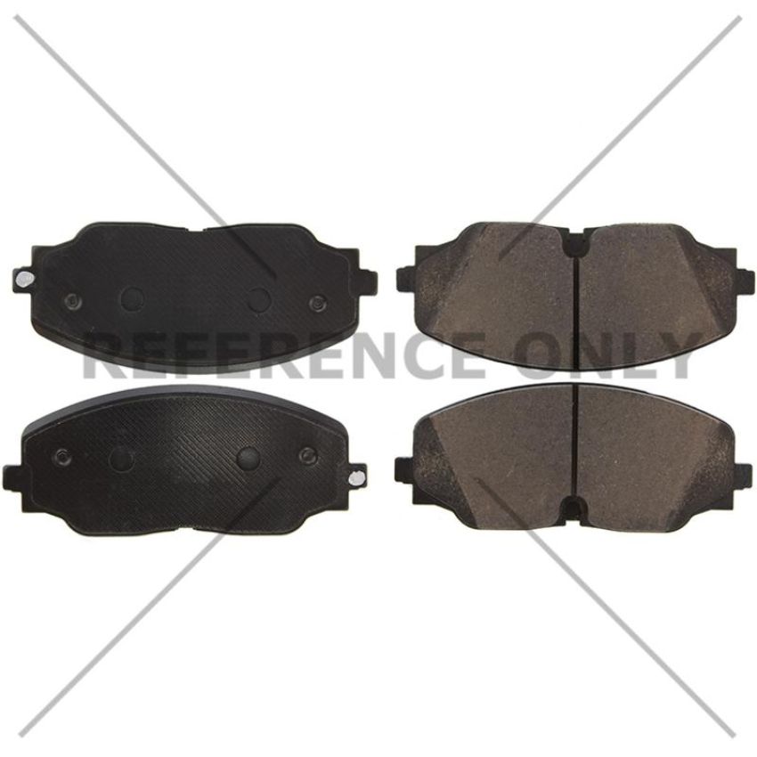 CENTRIC PARTS 105.60110 Posi Quiet Ceramic Brake Pads with Shims