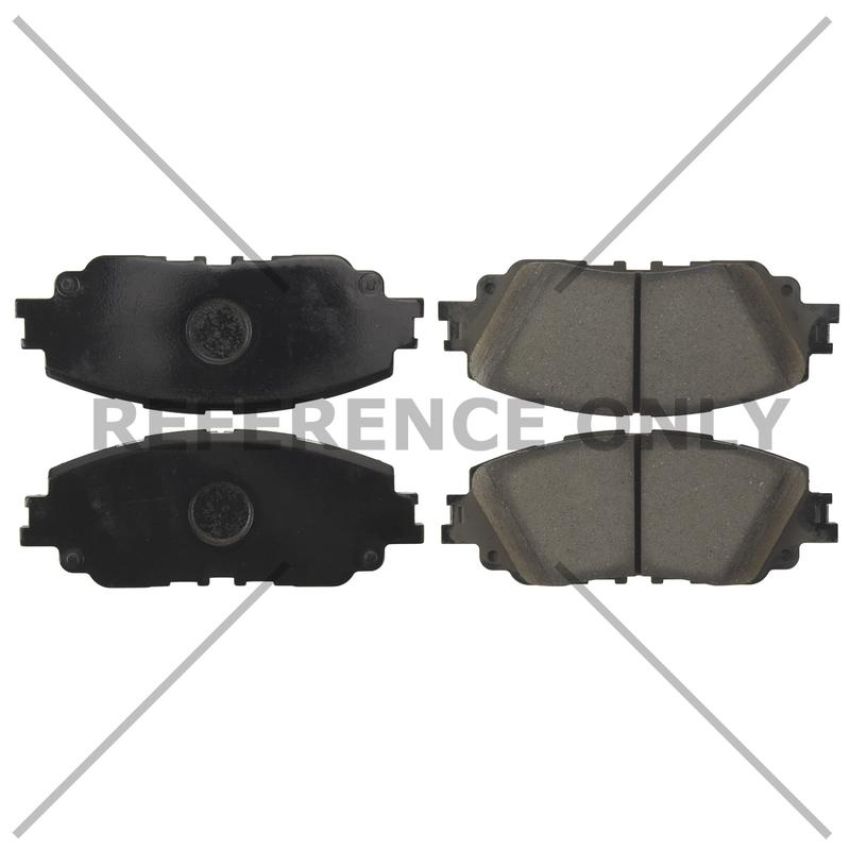 CENTRIC PARTS 105.60150 Posi Quiet Ceramic Brake Pads with Shims
