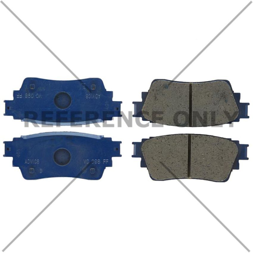 CENTRIC PARTS 105.60340 Posi Quiet Ceramic Brake Pads with Shims