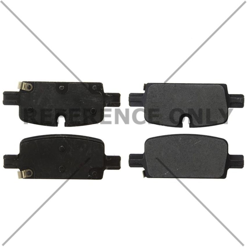 CENTRIC PARTS 105.60660 Posi Quiet Ceramic Brake Pads with Shims