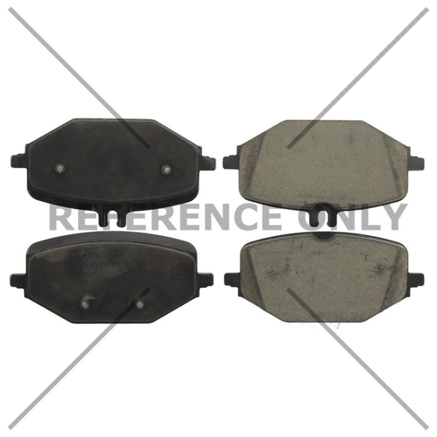CENTRIC PARTS 105.61000 Posi Quiet Ceramic Brake Pads with Shims and Hardware
