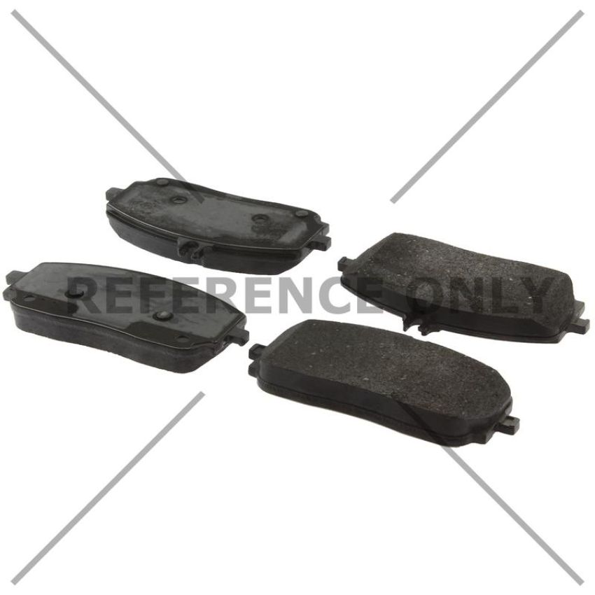CENTRIC PARTS 105.61011 Posi Quiet Ceramic Brake Pads with Shims and Hardware