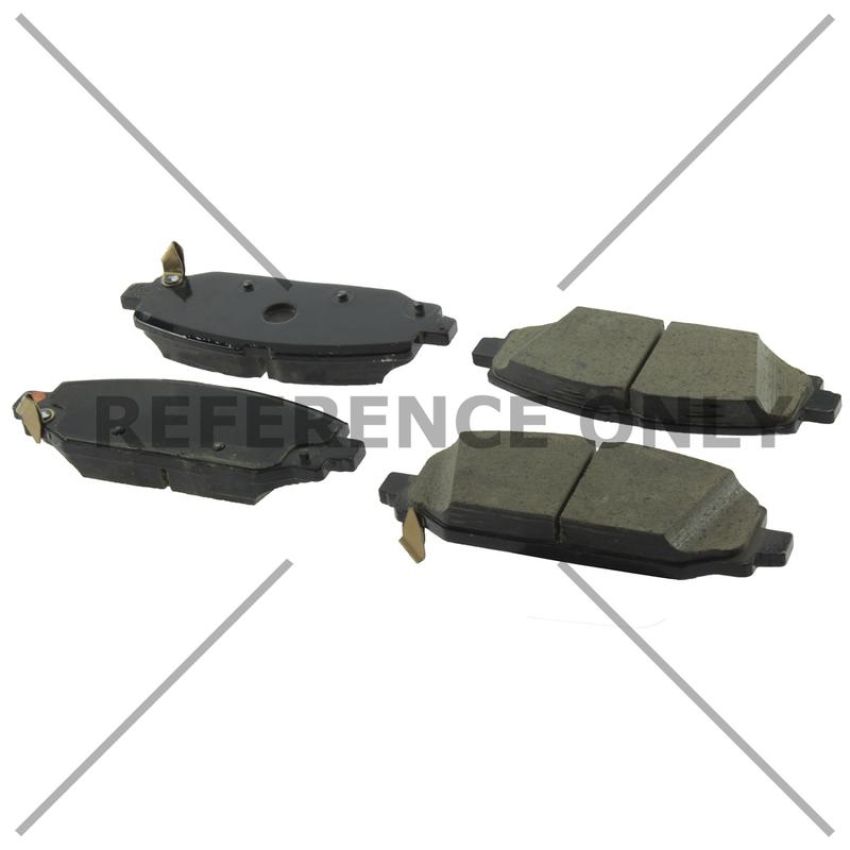 CENTRIC PARTS 105.61040 Posi Quiet Ceramic Brake Pads with Shims and Hardware