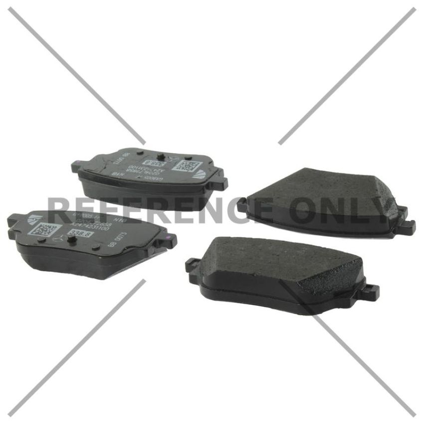 CENTRIC PARTS 105.61160 Posi Quiet Ceramic Brake Pads with Shims and Hardware