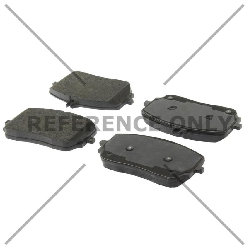 CENTRIC PARTS 105.61180 Posi Quiet Ceramic Brake Pads with Shims and Hardware