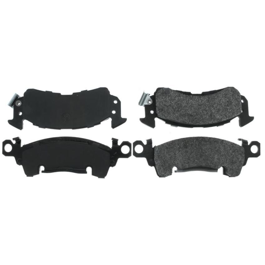 CENTRIC PARTS 106.00520 Posi Quiet Extended Wear Brake Pads with Shims and Hardware