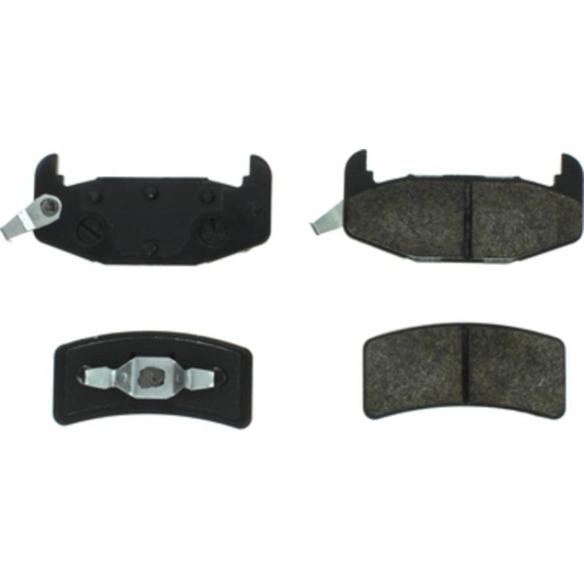 CENTRIC PARTS 106.03770 Posi Quiet Extended Wear Brake Pads with Shims and Hardware