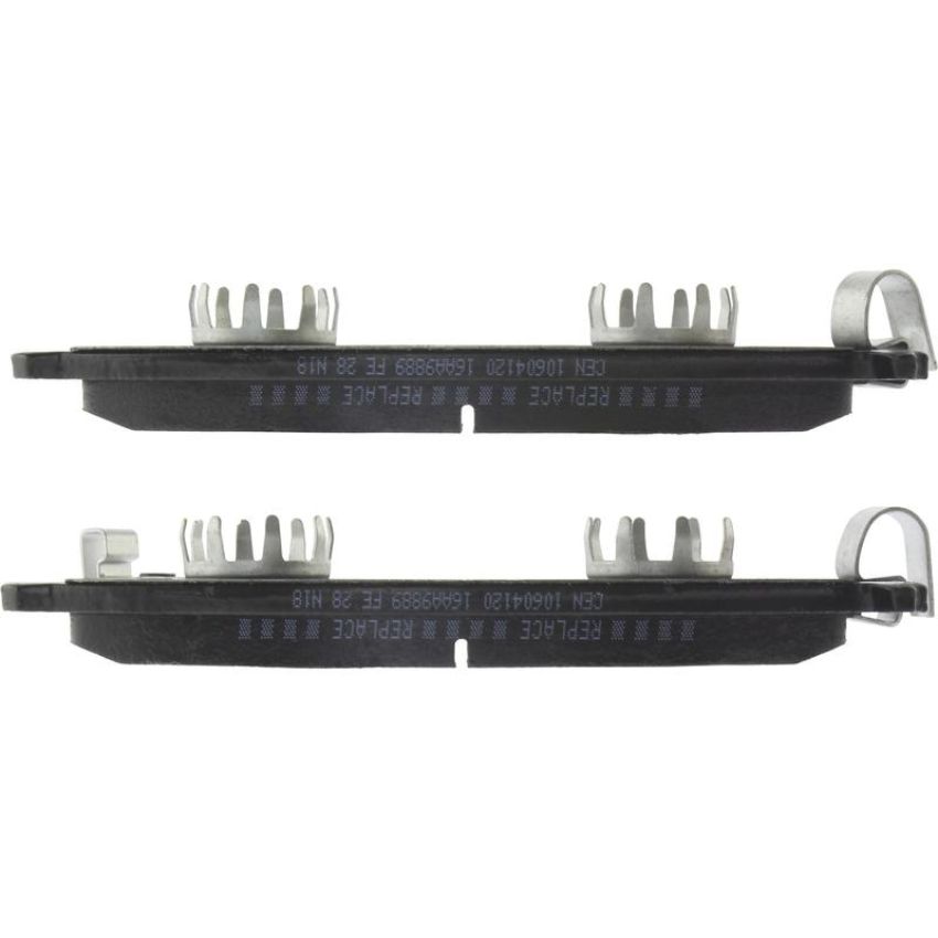 CENTRIC PARTS 106.04120 Posi Quiet Extended Wear Brake Pads with Shims and Hardware