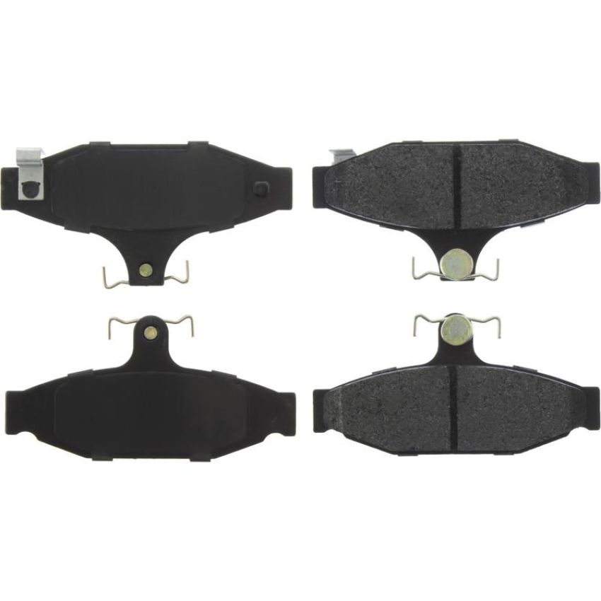 CENTRIC PARTS 106.04130 Posi Quiet Extended Wear Brake Pads with Shims and Hardware