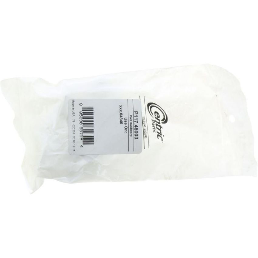 CENTRIC PARTS 106.04840 Posi Quiet Extended Wear Brake Pads with Shims and Hardware