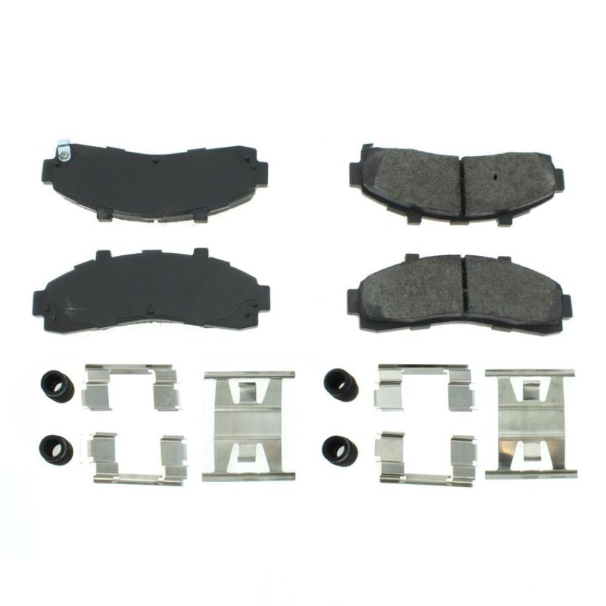 CENTRIC PARTS 106.06520 Posi Quiet Extended Wear Brake Pads with Shims and Hardware