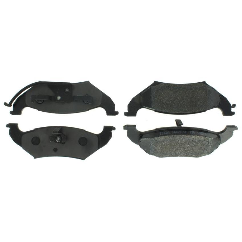 CENTRIC PARTS 106.06620 Posi Quiet Extended Wear Brake Pads with Shims and Hardware