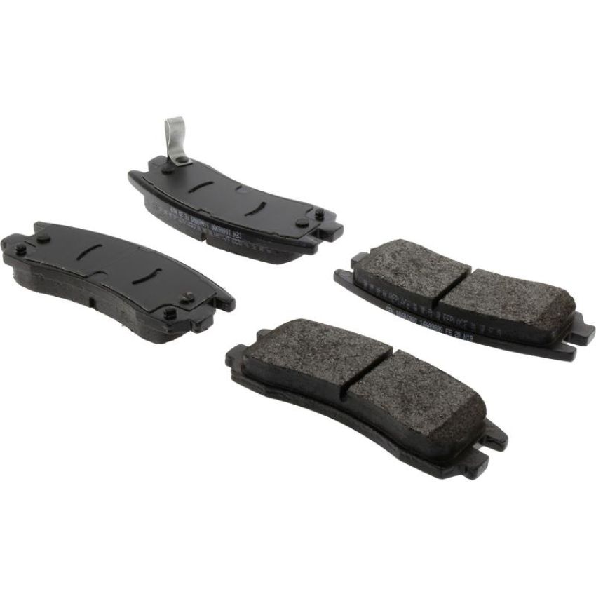 CENTRIC PARTS 106.06980 Posi Quiet Extended Wear Brake Pads with Shims and Hardware