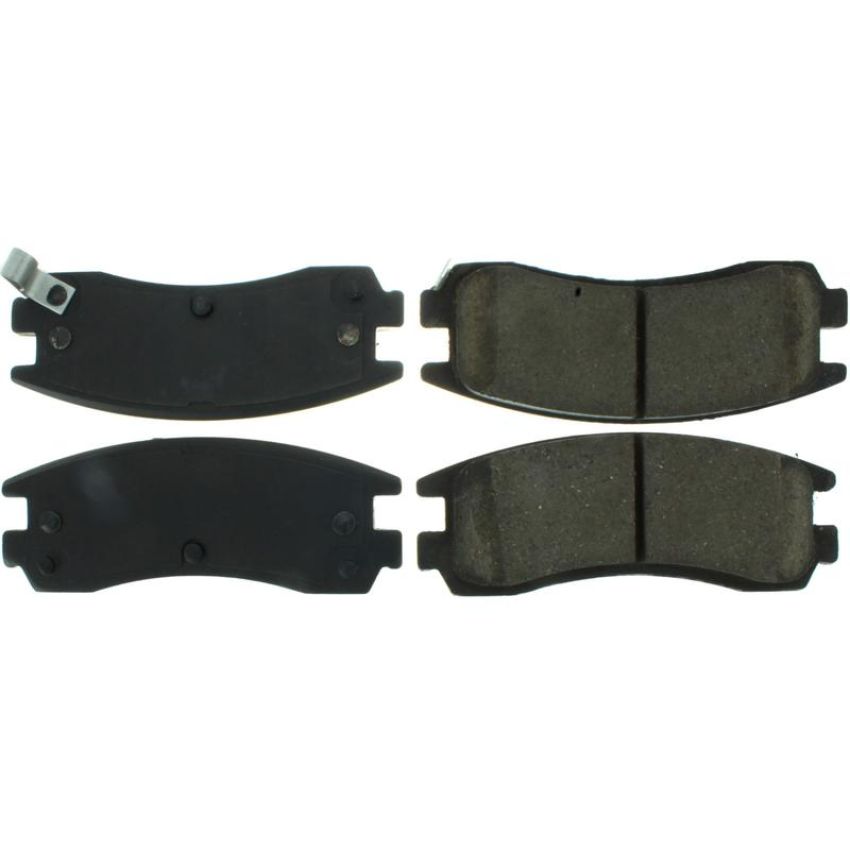 CENTRIC PARTS 106.07140 Posi Quiet Extended Wear Brake Pads with Shims and Hardware