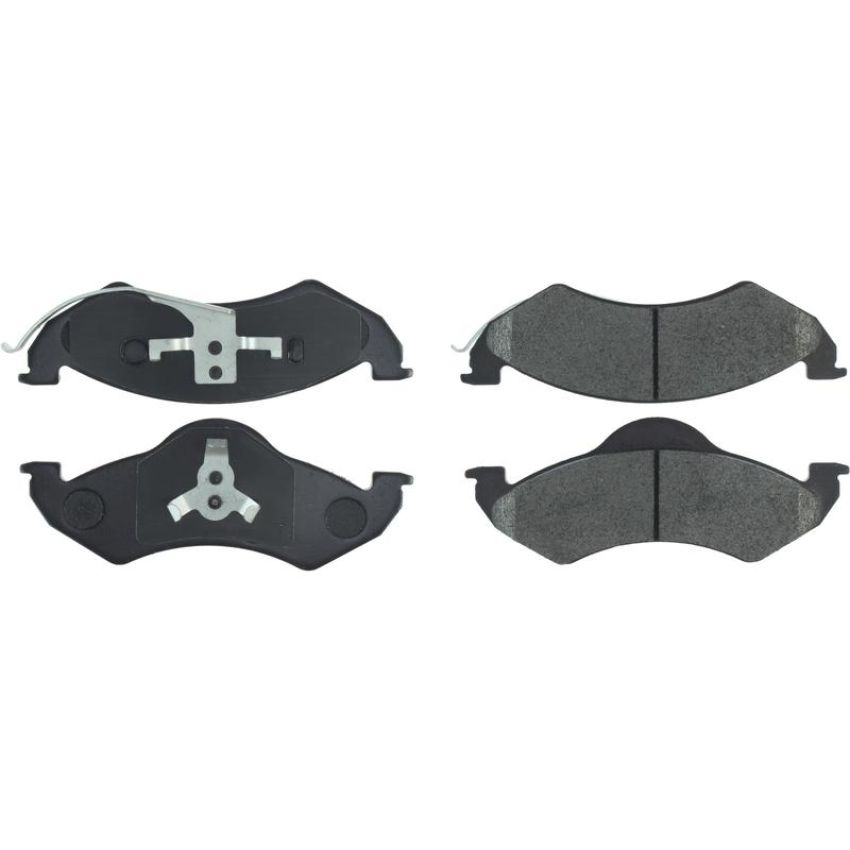 CENTRIC PARTS 106.07460 Posi Quiet Extended Wear Brake Pads with Shims and Hardware