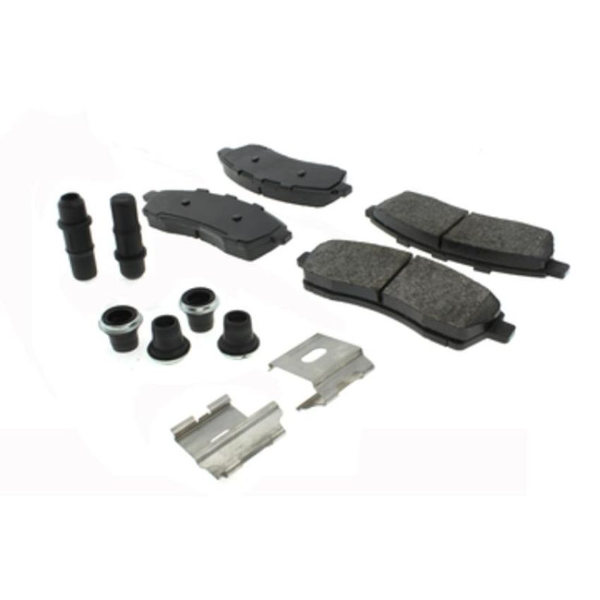 CENTRIC PARTS 106.07570 Posi Quiet Extended Wear Brake Pads with Shims and Hardware