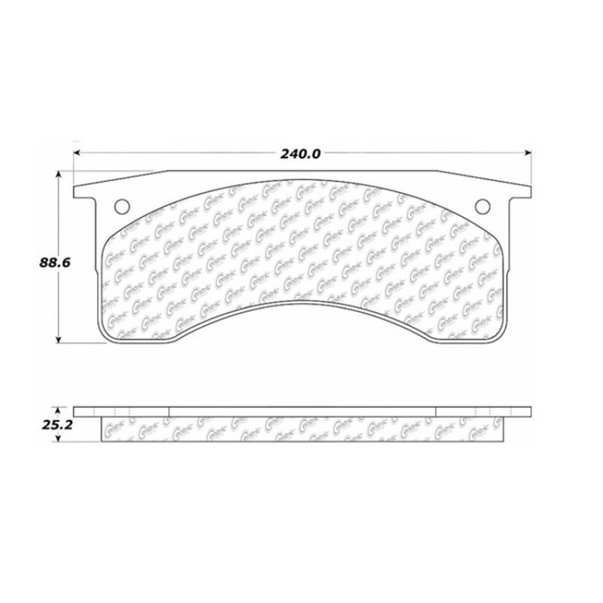 CENTRIC PARTS 106.07690 Posi Quiet Extended Wear Brake Pads with Shims and Hardware