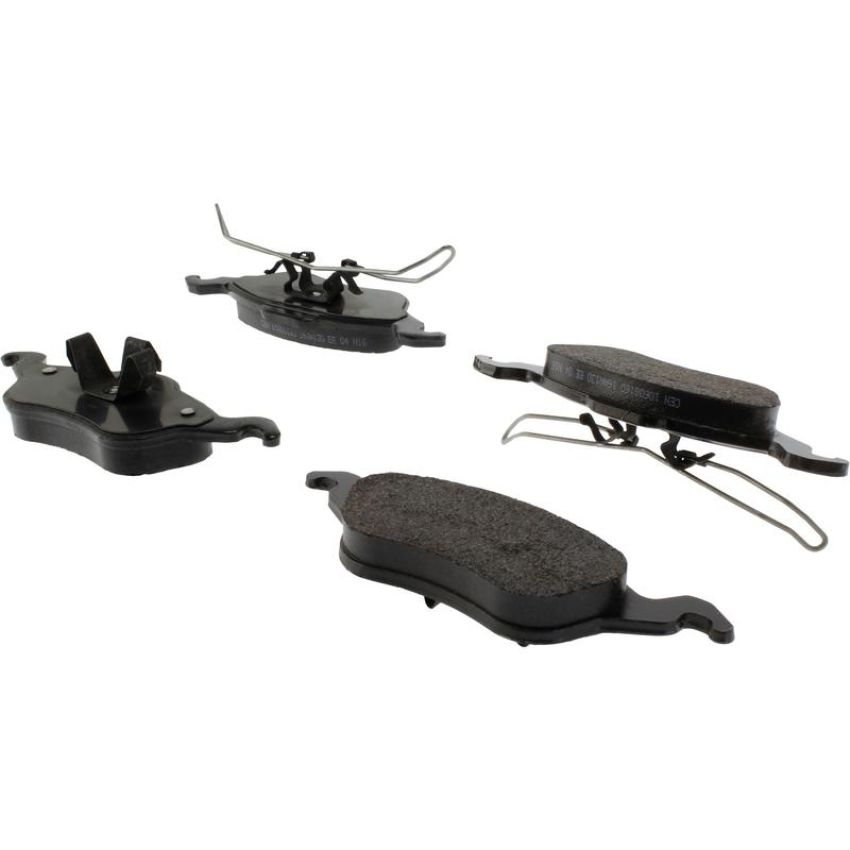 CENTRIC PARTS 106.08160 Posi Quiet Extended Wear Brake Pads with Shims and Hardware