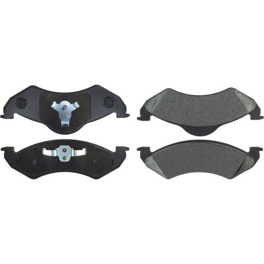 CENTRIC PARTS 106.08200 Posi Quiet Extended Wear Brake Pads with Shims and Hardware