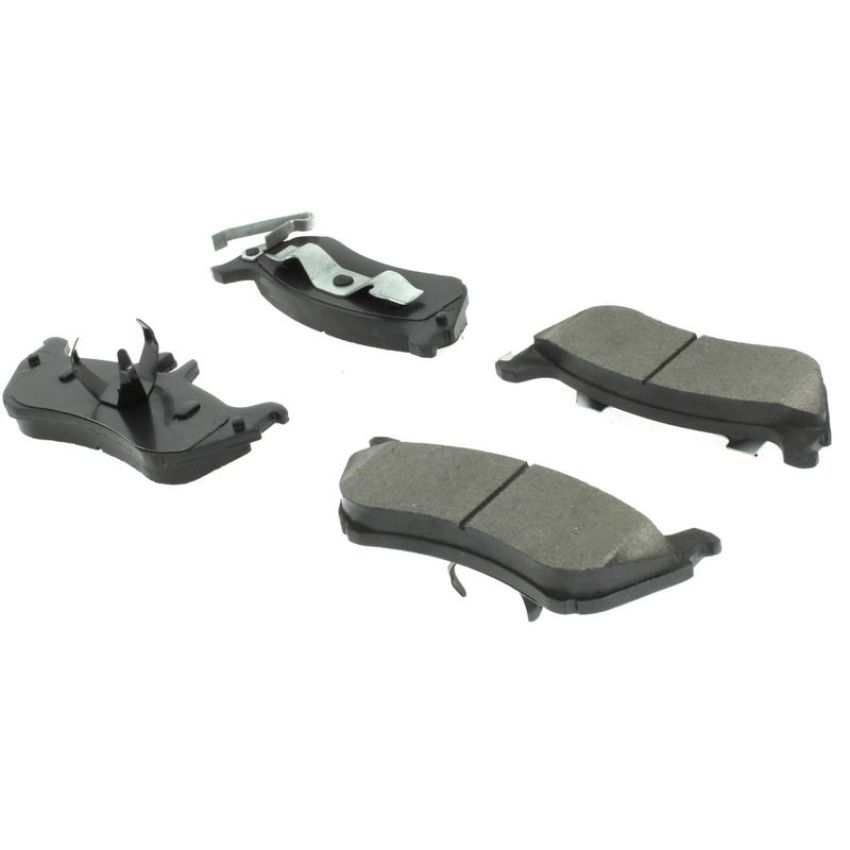 CENTRIC PARTS 106.08750 Posi Quiet Extended Wear Brake Pads with Shims and Hardware