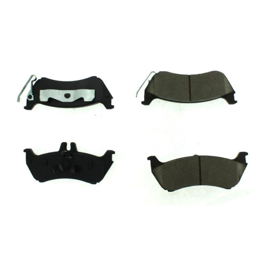 CENTRIC PARTS 106.08750 Posi Quiet Extended Wear Brake Pads with Shims and Hardware