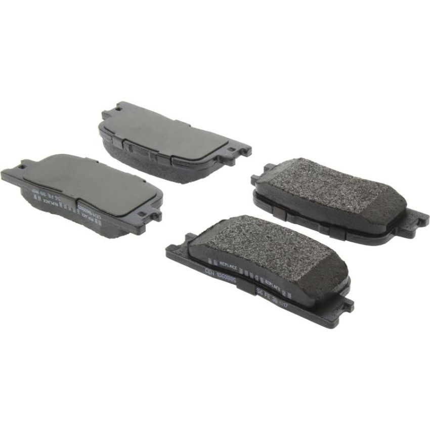 CENTRIC PARTS 106.08851 Posi Quiet Extended Wear Brake Pads with Shims and Hardware