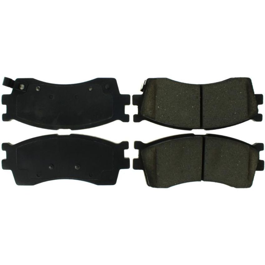CENTRIC PARTS 106.08890 Posi Quiet Extended Wear Brake Pads with Shims and Hardware