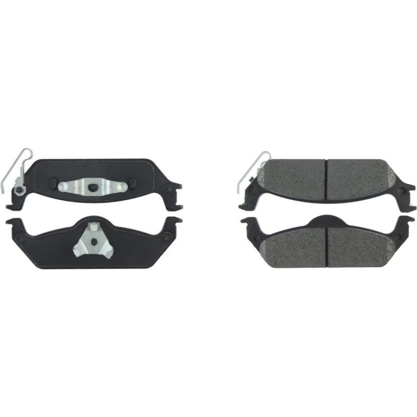CENTRIC PARTS 106.09630 Posi Quiet Extended Wear Brake Pads with Shims and Hardware