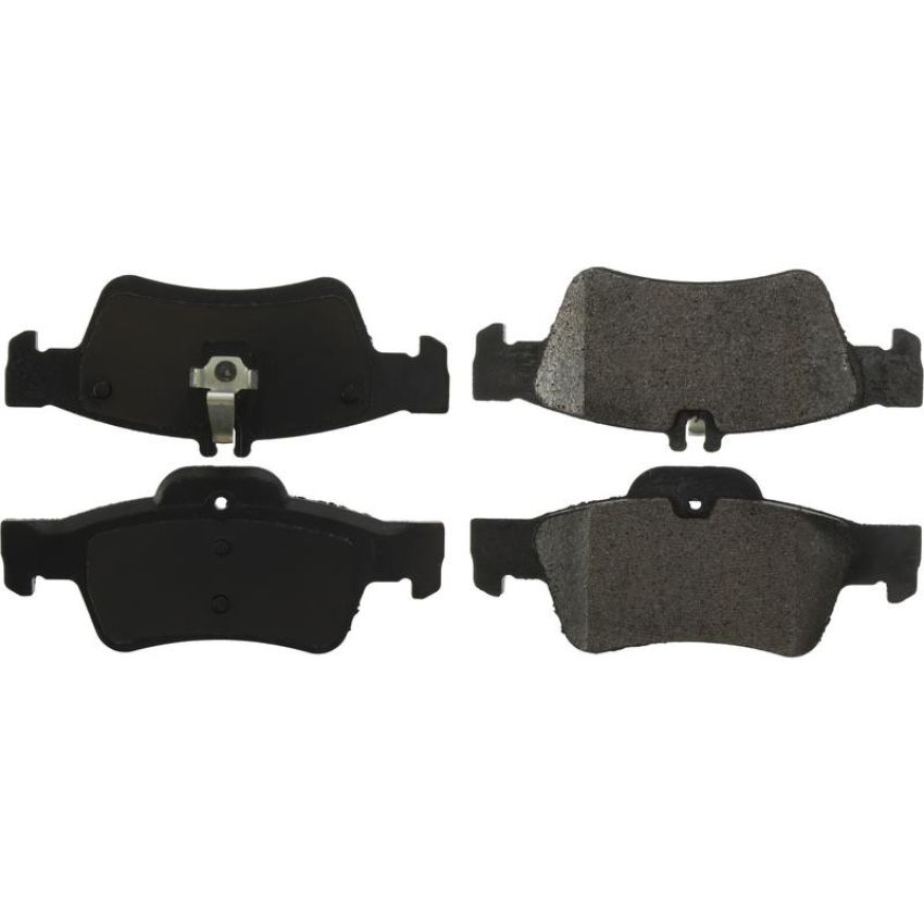CENTRIC PARTS 106.09860 Posi Quiet Extended Wear Brake Pads with Shims and Hardware