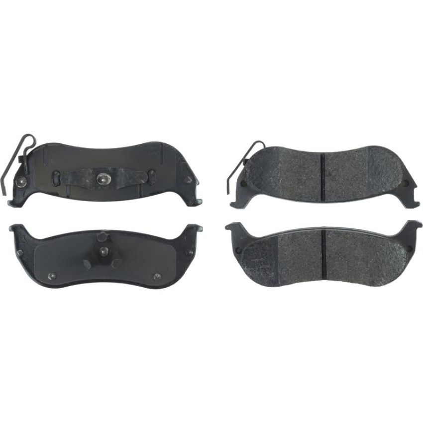 CENTRIC PARTS 106.09980 Posi Quiet Extended Wear Brake Pads with Shims and Hardware