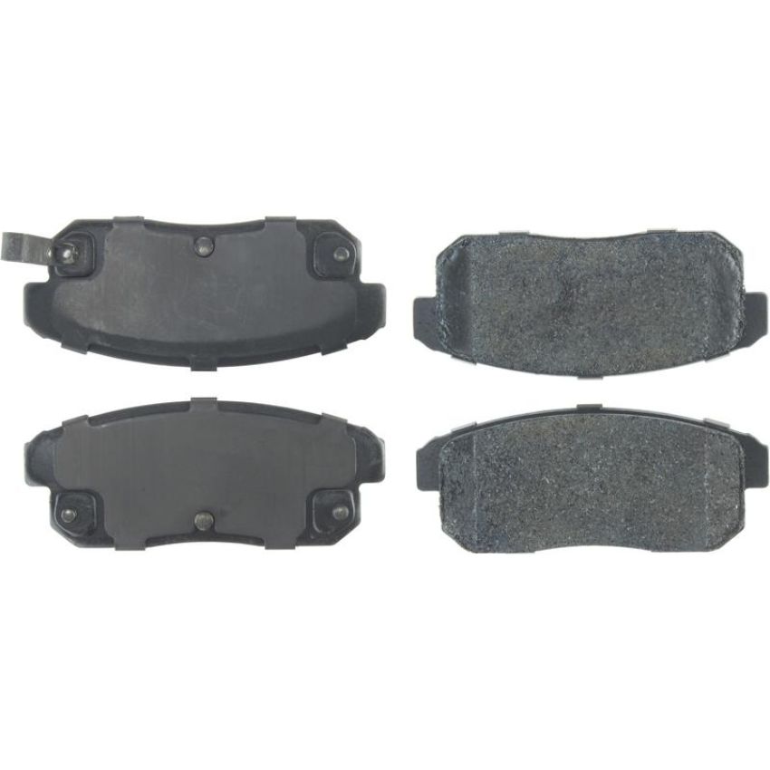 CENTRIC PARTS 106.10080 Posi Quiet Extended Wear Brake Pads with Shims and Hardware