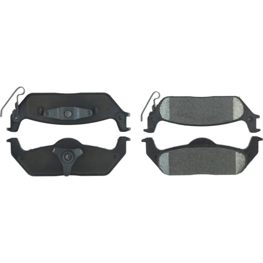 CENTRIC PARTS 106.10120 Posi Quiet Extended Wear Brake Pads with Shims and Hardware
