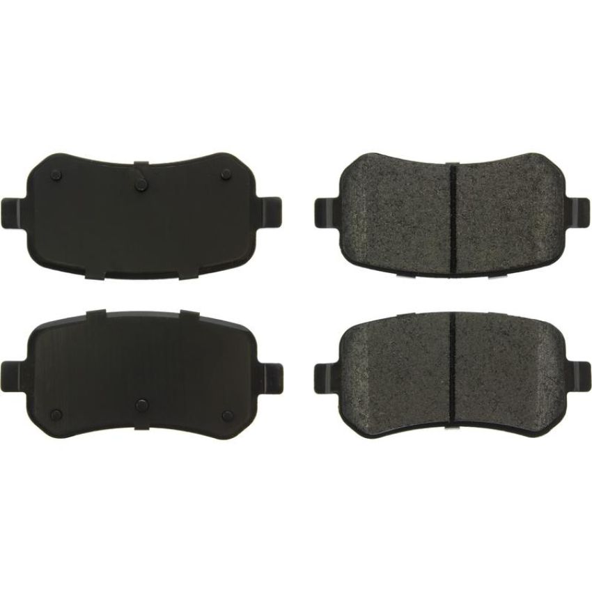 CENTRIC PARTS 106.10210 Posi Quiet Extended Wear Brake Pads with Shims and Hardware