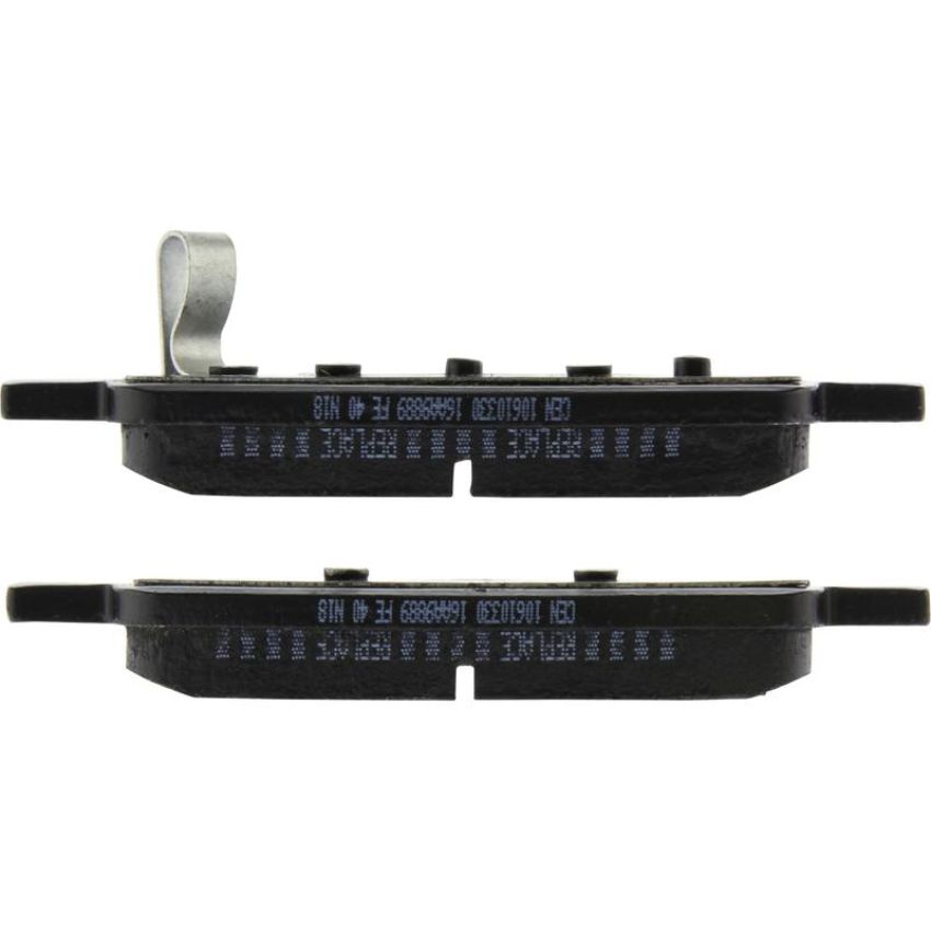 CENTRIC PARTS 106.10330 Posi Quiet Extended Wear Brake Pads with Shims and Hardware