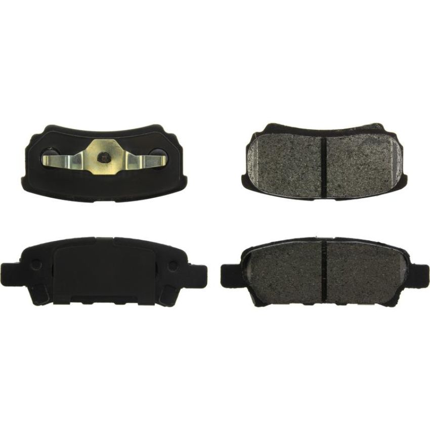 CENTRIC PARTS 106.10370 Posi Quiet Extended Wear Brake Pads with Shims and Hardware