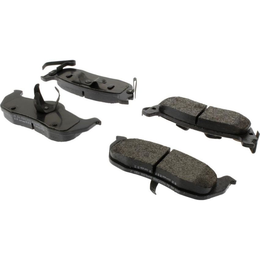 CENTRIC PARTS 106.10410 Posi Quiet Extended Wear Brake Pads with Shims and Hardware