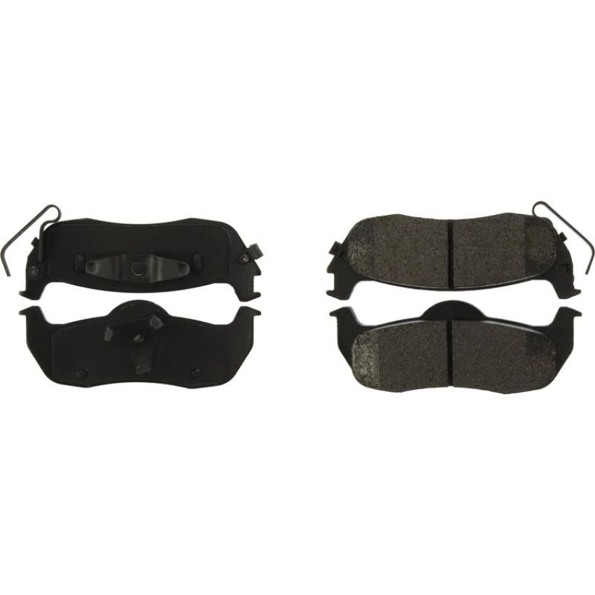 CENTRIC PARTS 106.10410 Posi Quiet Extended Wear Brake Pads with Shims and Hardware