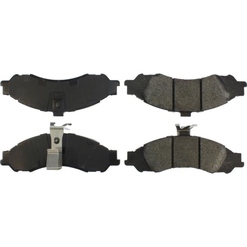 CENTRIC PARTS 106.10430 Posi Quiet Extended Wear Brake Pads with Shims and Hardware