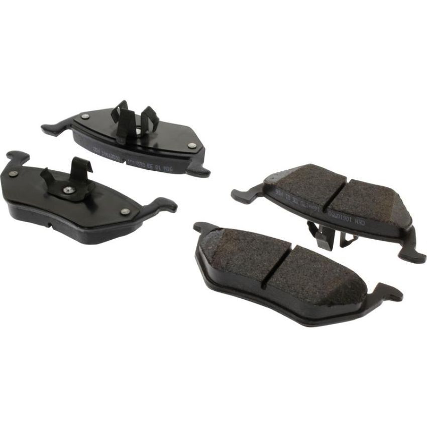 CENTRIC PARTS 106.10550 Posi Quiet Extended Wear Brake Pads with Shims