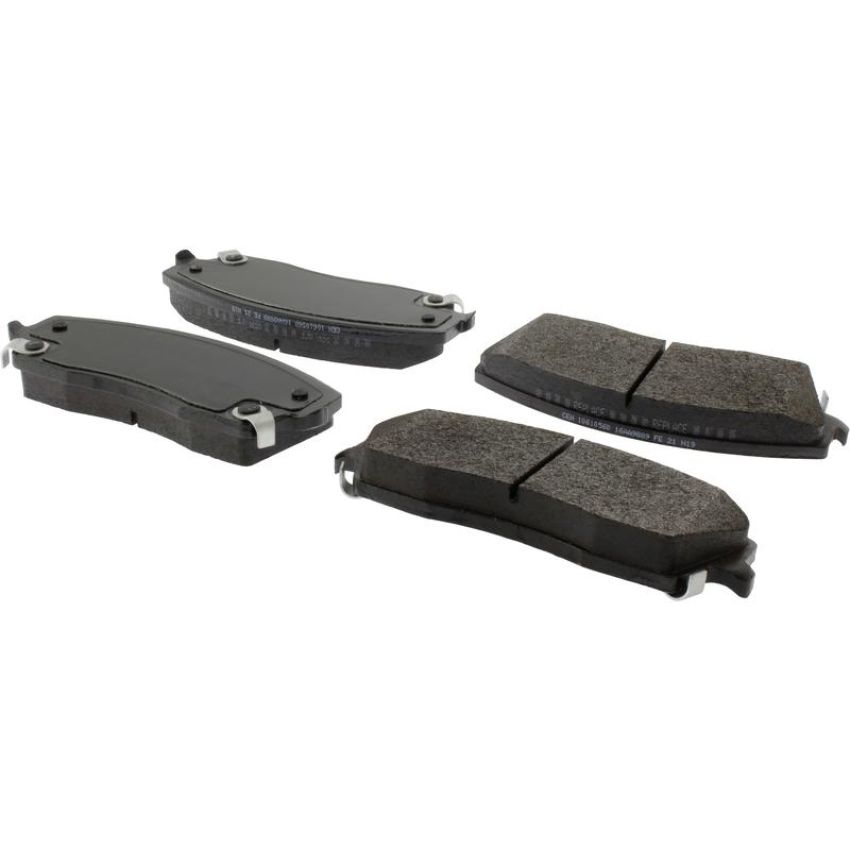 CENTRIC PARTS 106.10560 Posi Quiet Extended Wear Brake Pads with Shims and Hardware