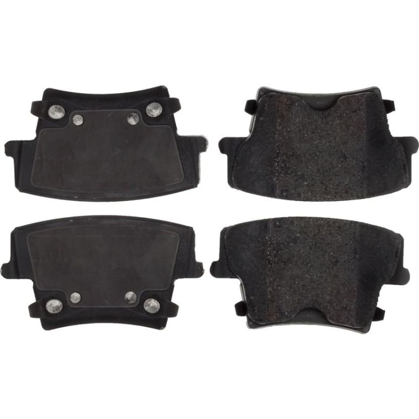 CENTRIC PARTS 106.10572 Posi Quiet Extended Wear Brake Pads with Shims and Hardware