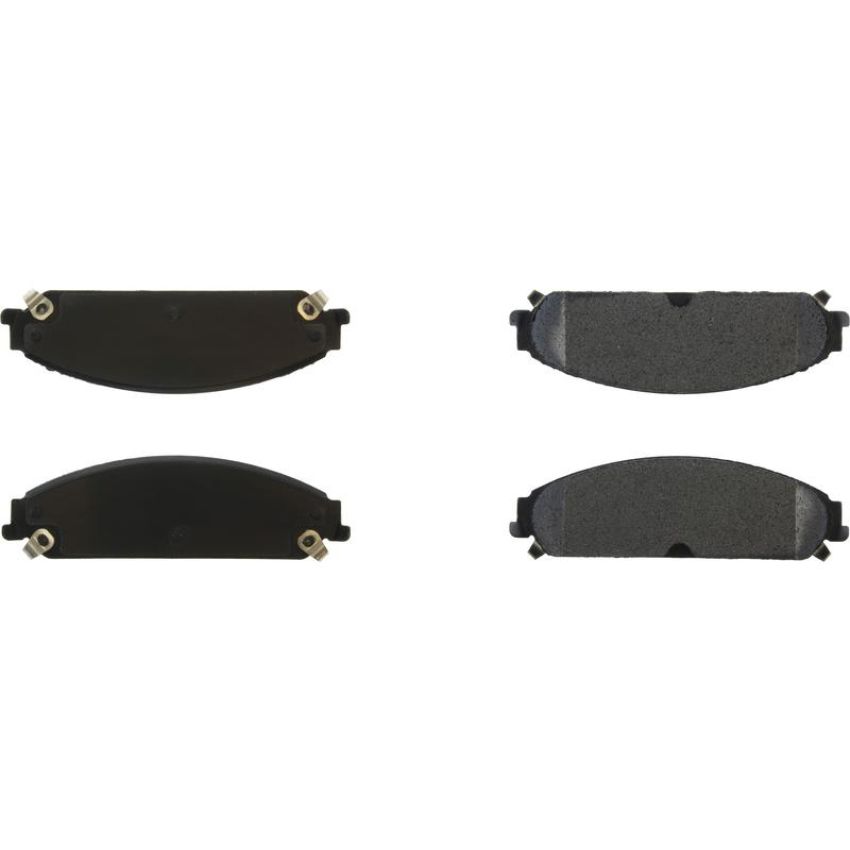 CENTRIC PARTS 106.10580 Posi Quiet Extended Wear Brake Pads with Shims and Hardware