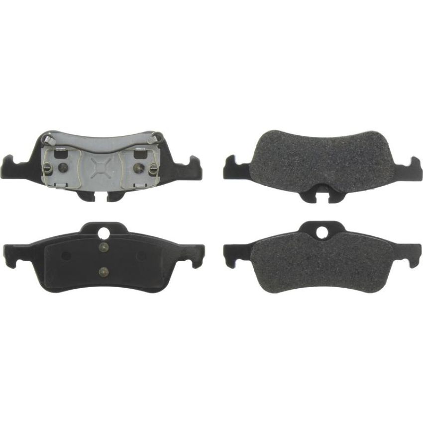 CENTRIC PARTS 106.10600 Posi Quiet Extended Wear Brake Pads with Shims and Hardware